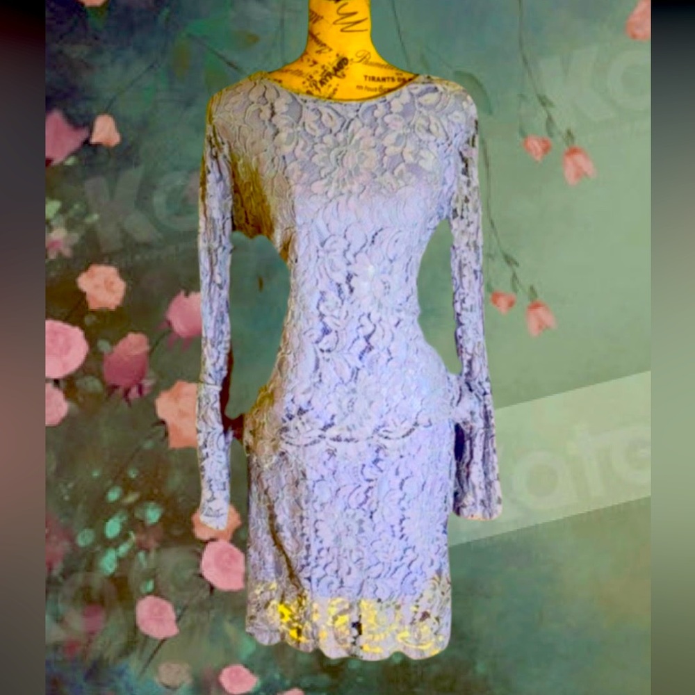 Simply Styled Lavender Lace Skirt and Top